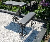 Лавочка на могилу: кованая и сварная, заказать в Нижнем Тагиле